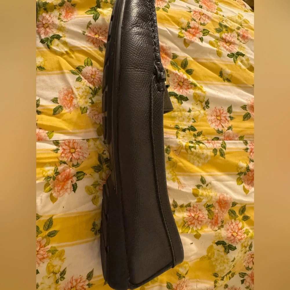 Coach Black Olympia Loafers with Silver Detail - Picture 12 of 15